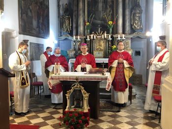 Spominska sveta maša ob godu sv. Maksimilijana Celjskega, ki je zavetnik našega mesta