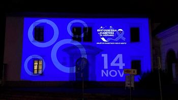 Z modro osvetlitvijo obeležujemo Svetovni dan diabetesa