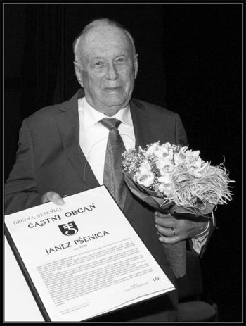 Poslovil se je častni občan Janez Pšenica