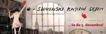 E-Slovenski knjižni sejem podaljšan do 5. decembra