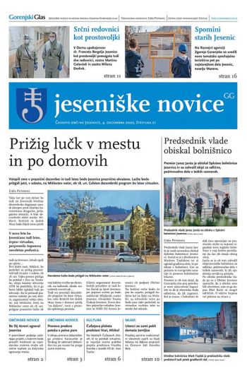 Jeseniške novice, 4. december 2020-21