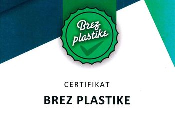 Občina Žiri prejela certifikat Brez plastike