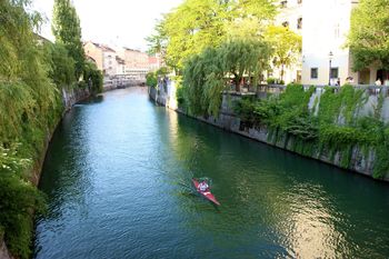 DP v kajakaškem maratonu na Ljubljanici