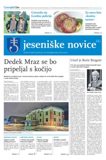 Jeseniške novice, 18. december 2020-22
