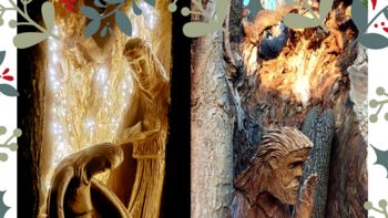 V votlini največje trškogorske lipe na ogled dvometrske jaslice