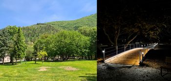 Prenovljen Lanthierijevev park nudi atraktiven peš dostop do središča Vipave