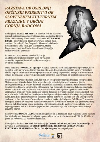 LIKOVNA RAZSTAVA NORMALNI LJUDJE