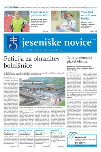 Jeseniške novice, 12. februar 2020