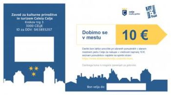 Na voljo spletna prodaja darilnih bonov Dobimo se v mestu Na voljo spletna prodaja darilnih bonov Dobimo se v mestu