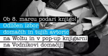 Ob 8. marcu podari knjigo! Ob 8. marcu podari knjigo!