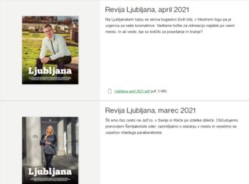 Športna zveza Ljubljane in (Glasilo) Revija Ljubljana