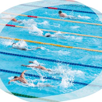 Rekreativno plavanje v kopališču Tivoli