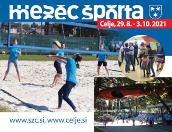 V nedeljo se začenja Mesec športa 2021
