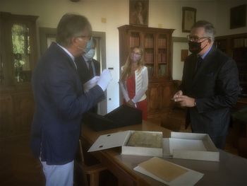 Poljski veleposlanik na obisku v NUK-u