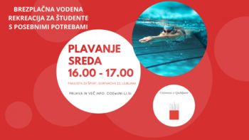 Rekreacija za študentke in študente s posebnimi potrebami