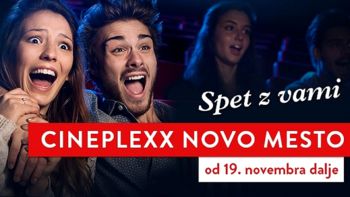 V petek vrata ponovno odpira Cineplexx Novo mesto