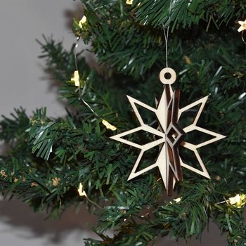 Adventna ustvarjalna delavnica: leseni novoletni okraski