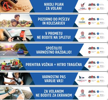 Terenska akcija Varno v zimo brez alkohola v Ljubljani