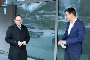 Minister za infrastrukturo na delovnem obisku na Jesenicah