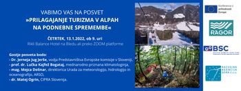 Posvet - Prilagajanje turizma v Alpah na podnebne spremembe