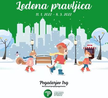 Ledena pravljica na Pogačarjevem trgu