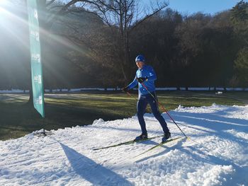 Od sobote v mestnem parku na voljo proga za tek na smučeh