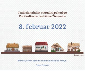 Tudi letos praznovanje kulturnega praznika v občini Žirovnica malo drugače
