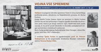 Muzejski večer Vojna vse spremeni