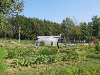 Srečanje na javnem učnem biodinamičnem vrtu in eko praznik