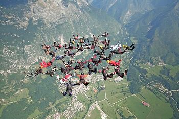 Padalski rekord nad Bovcem