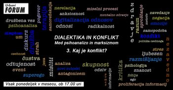 Urbani FORUM / Kaj je konflikt? Protislovje, negacija ter dialektika odprave
