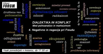Urbani FORUM / Negativno in negacija pri Freudu
