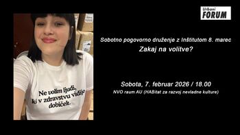 Pogovorno druženje z Inštitutom 8. marec