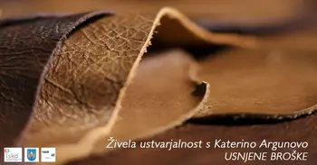  Živela ustvarjalnost s Katerino Argunovo: Usnjene broške