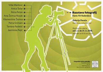 "Marec", fotografska razstava fotografinj FD Radovljica