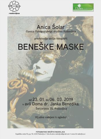 Fotografska razstava "Beneške maske"