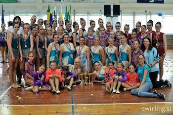 Twirlerke postale državne prvakinje