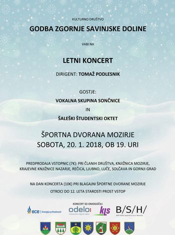 Letni koncert Godbe Zgornje savinjske doline