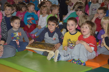 Tradicionalni slovenski  zajtrk v vrtcu Cepetavček