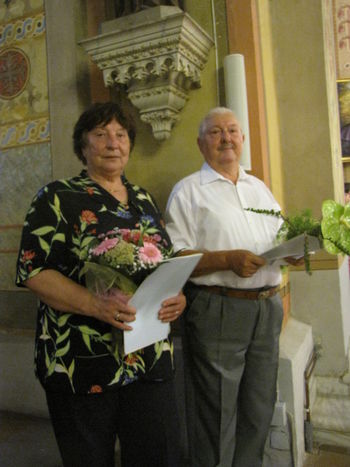 Ana Mušič in Vinko Dobovičnik – skupaj 120 let pevskega staža