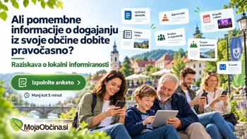Ali pomembne informacije iz svoje občine dobite pravočasno?