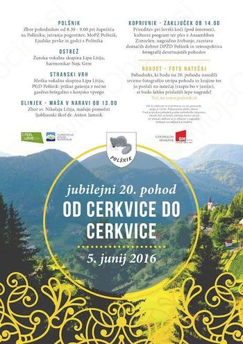 20. jubilejni pohod Od cerkvice do cerkvice na Polšniku