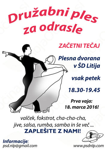 Začetni tečaj družabnega plesa