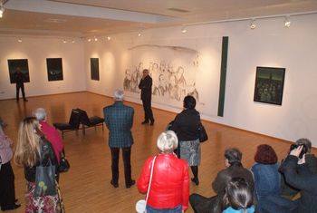 Otvoritev razstave JOŽE TISNIKAR Pot domov?