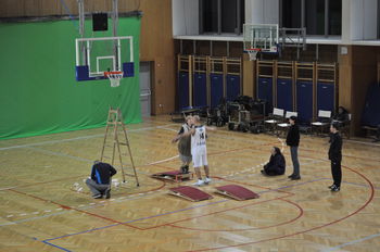 Vpogled v snemanje reklame na Dobrovi