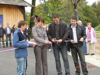 Otvoritev ceste na relaciji Spodnje Slemene - Hrastnik