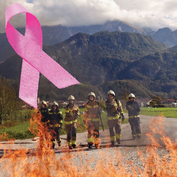 Kobariške gasilke proti raku dojk v Posočju