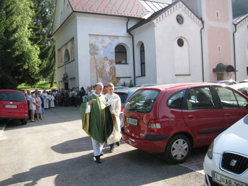 Krištofova nedelja- blagoslov vozil  v Krašnji 