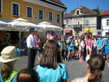Udeleženci oratorija Brdo 2015 obiskali srednjeveško mesto Kamnik