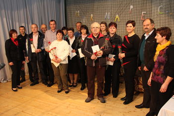 PODELITEV PRIZNANJ KRVODAJALCEM OBČINE MIRNA PEČ